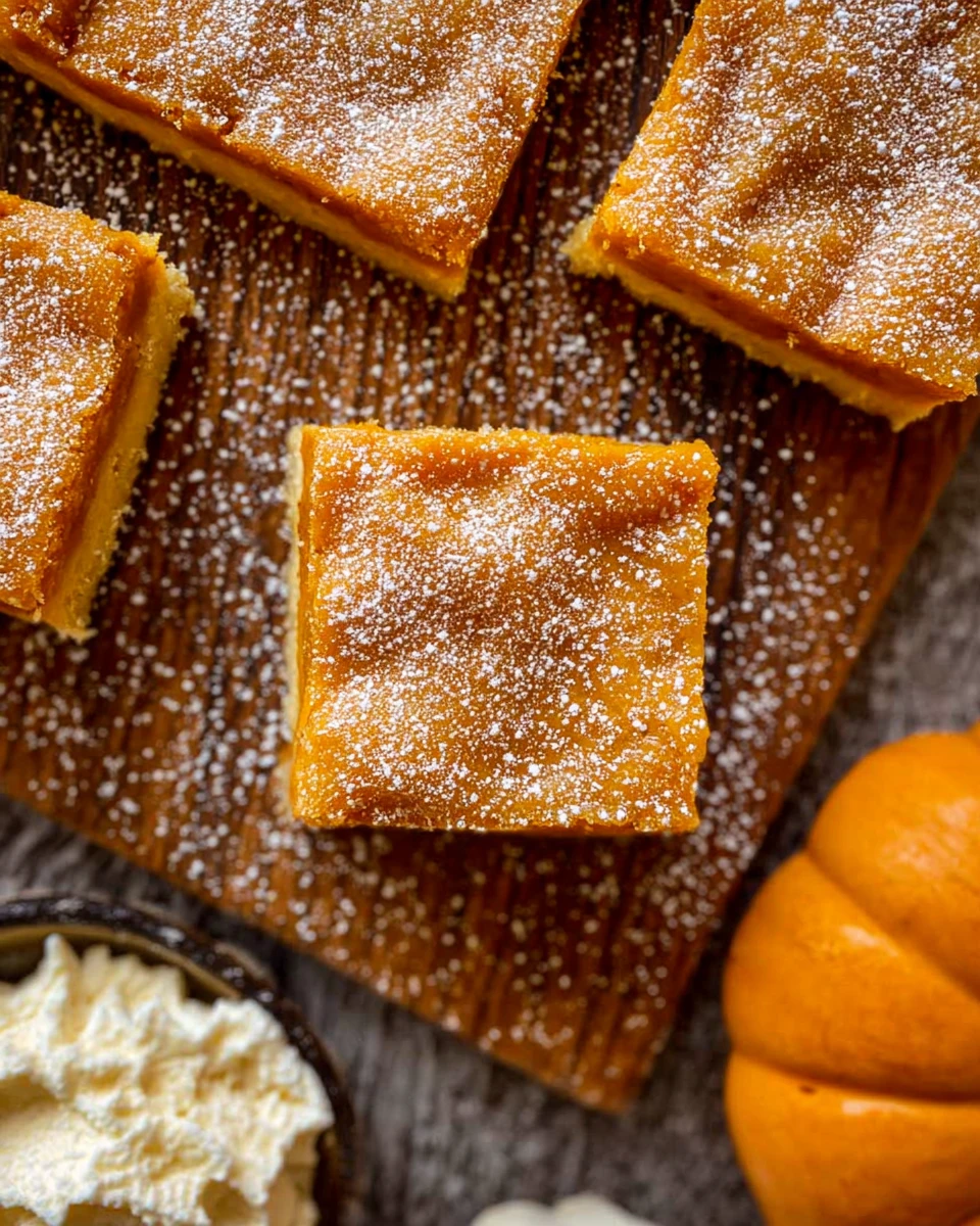 Pumpkin Gooey Bars