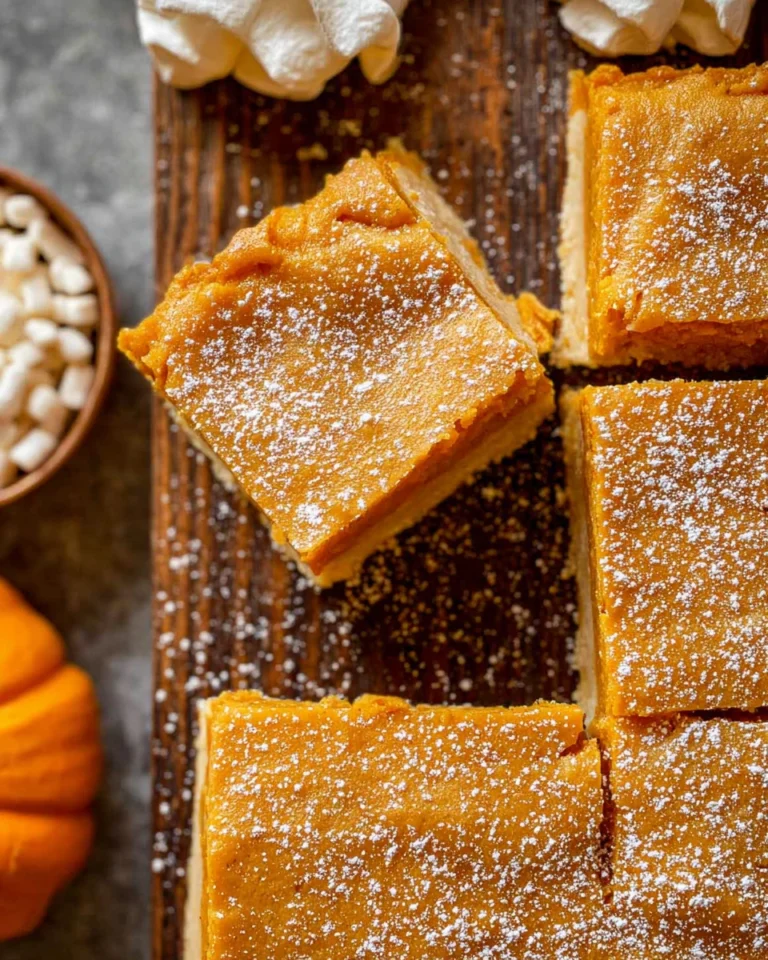 Pumpkin Gooey Bars