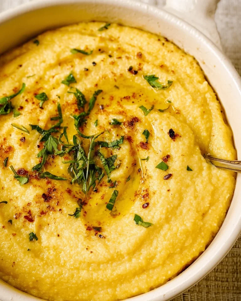Quick Cheesy Polenta
