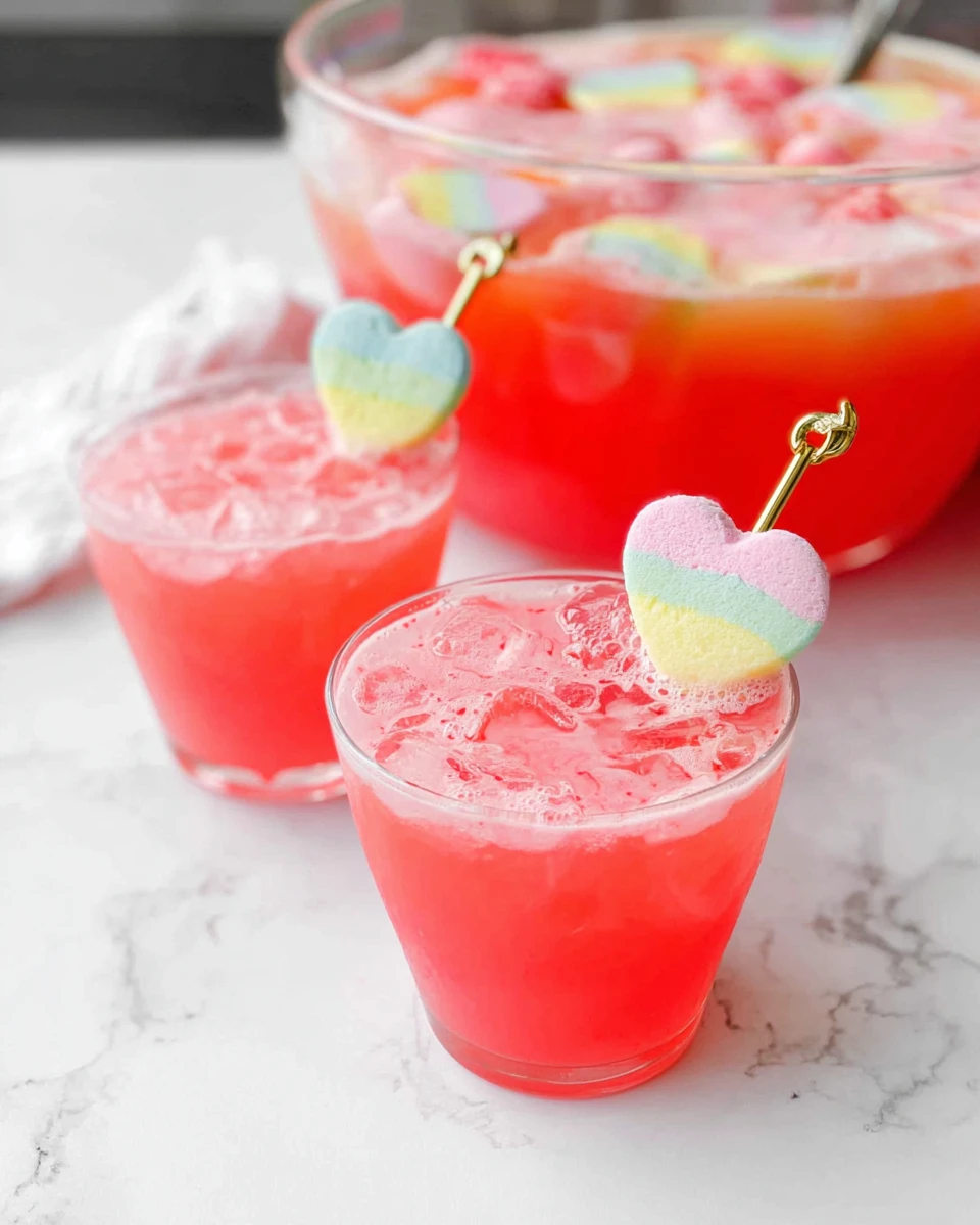 Rainbow Sherbet Punch