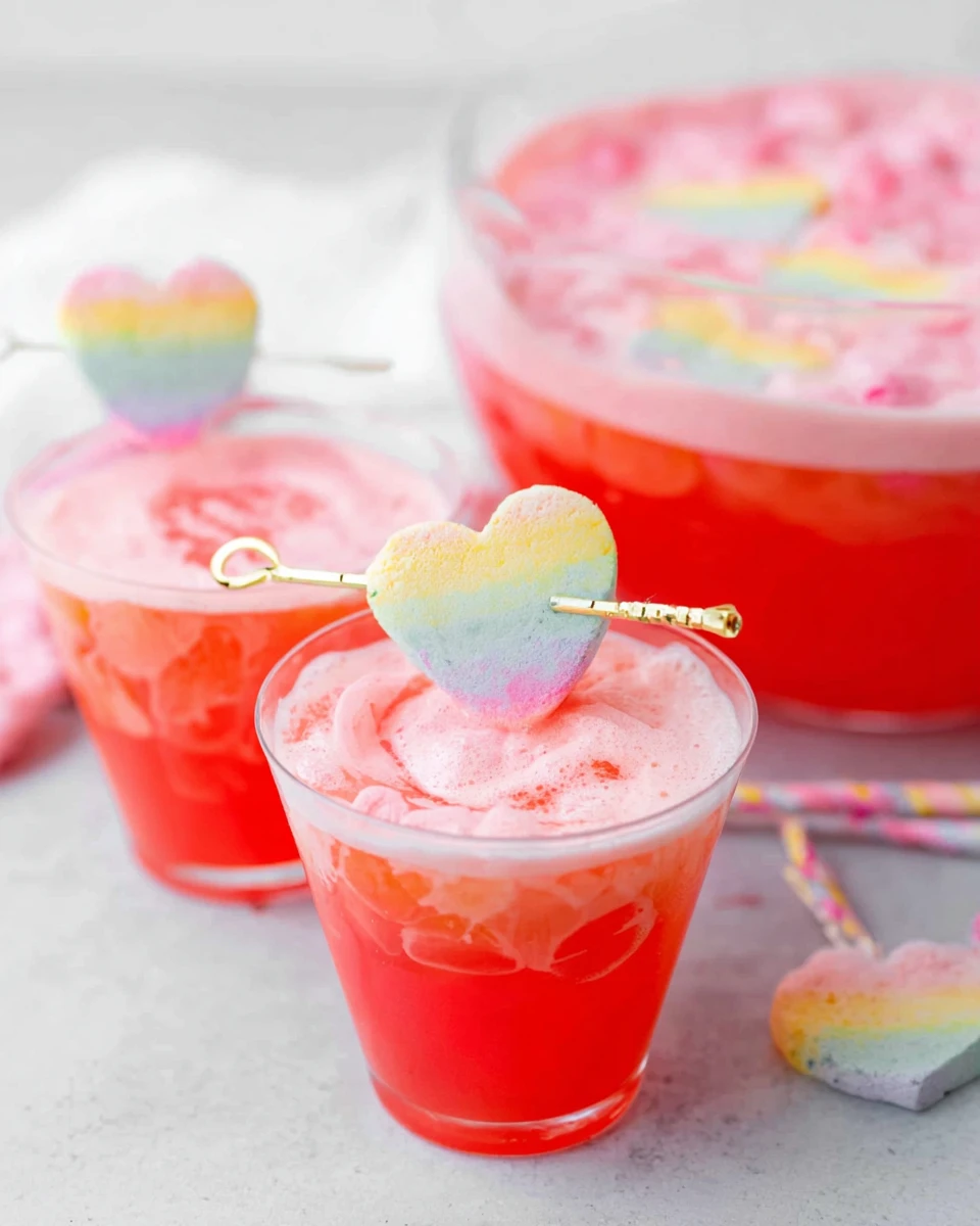 Rainbow Sherbet Punch