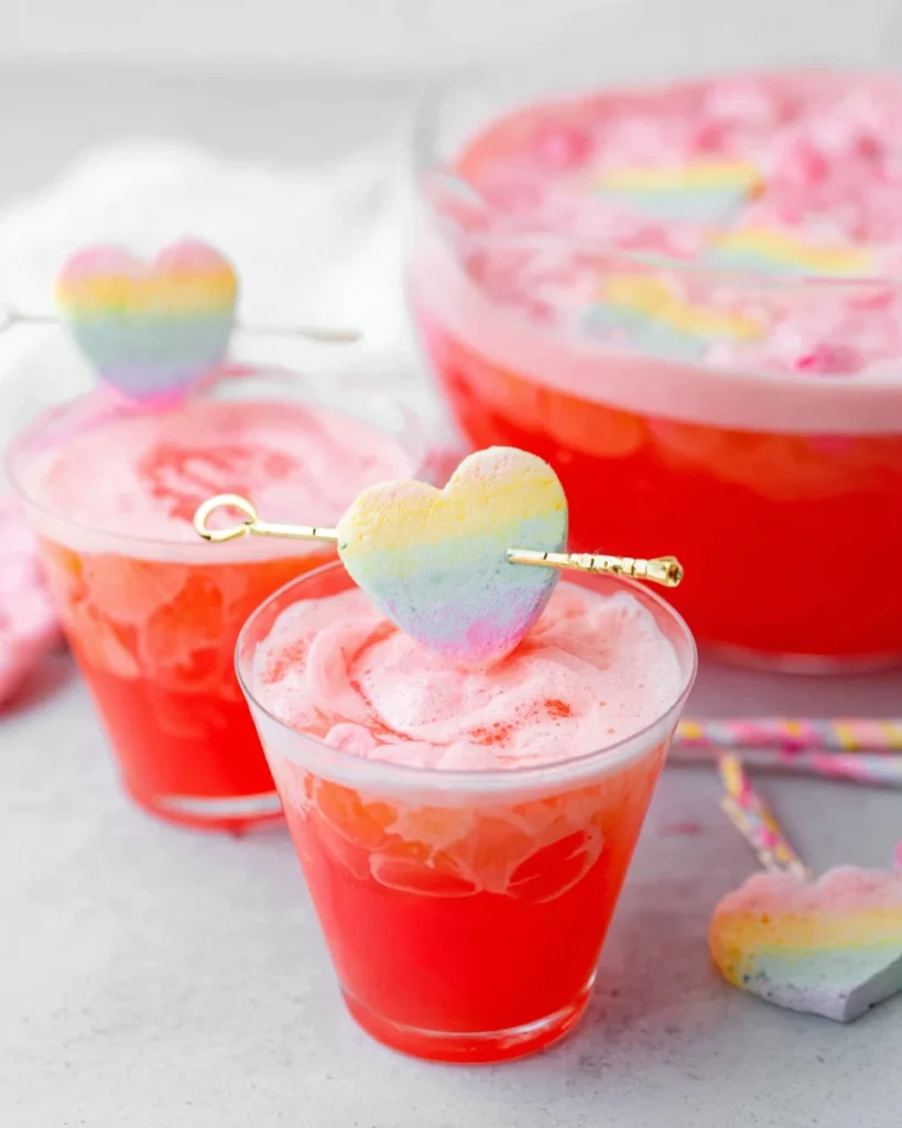Rainbow Sherbet Punch