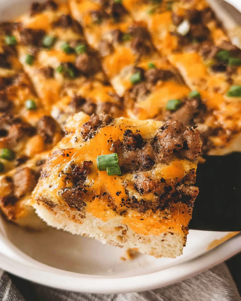 Sausage and Cheese Breakfast Casserole (no bread)