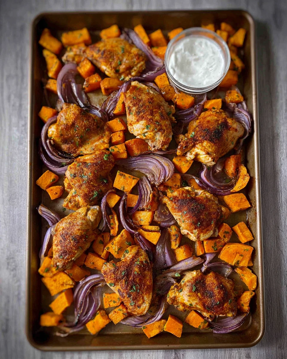 Sheet Pan Moroccan Chicken