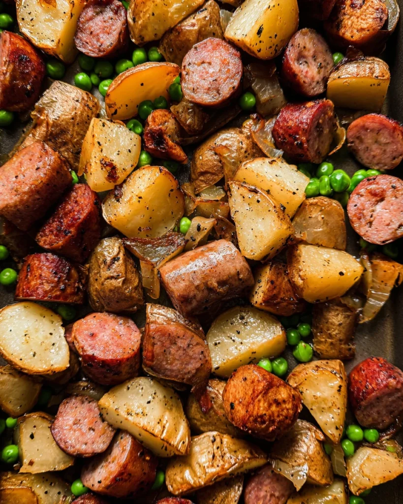 Sheet Pan Sausage and Potatoes