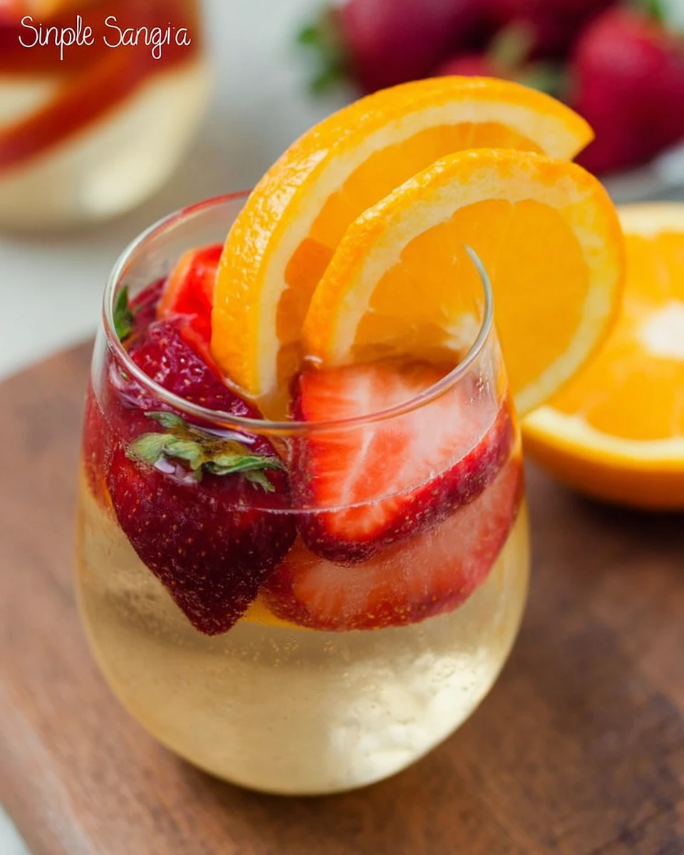 Single Serve Sangria for One