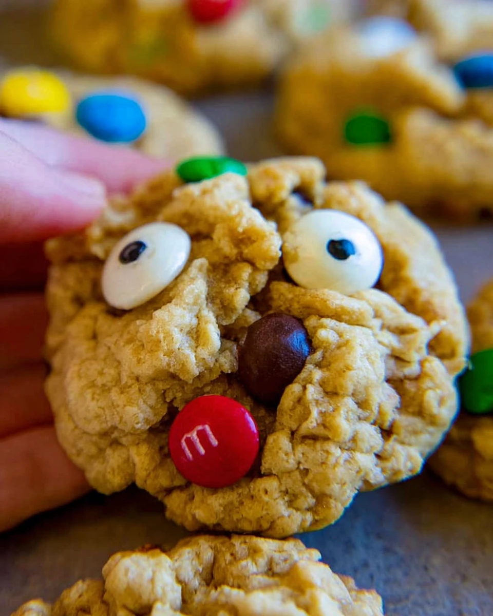 Soft and Chewy Monster Cookies