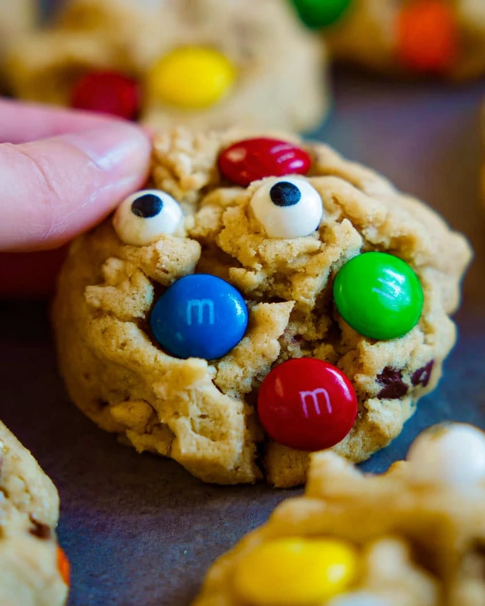 Soft and Chewy Monster Cookies