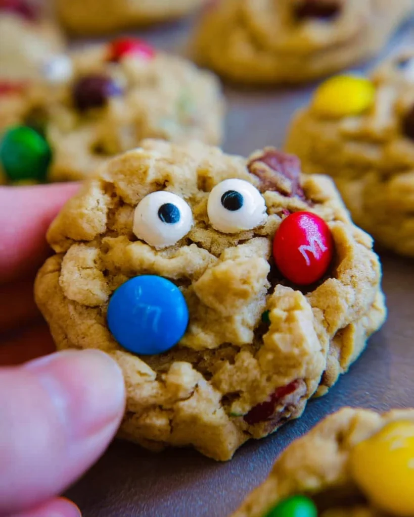 Soft and Chewy Monster Cookies