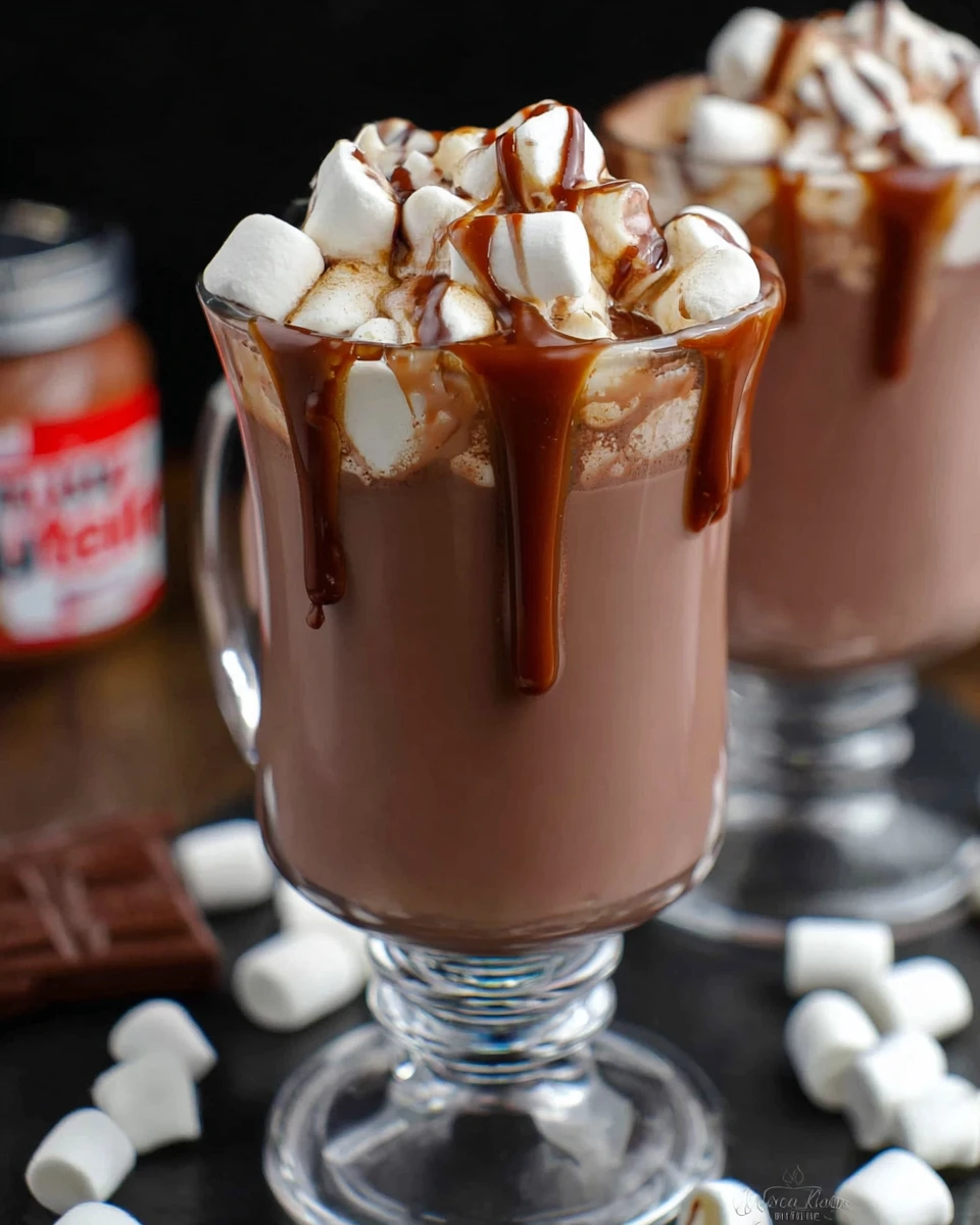 Spiked Nutella Hot Chocolate
