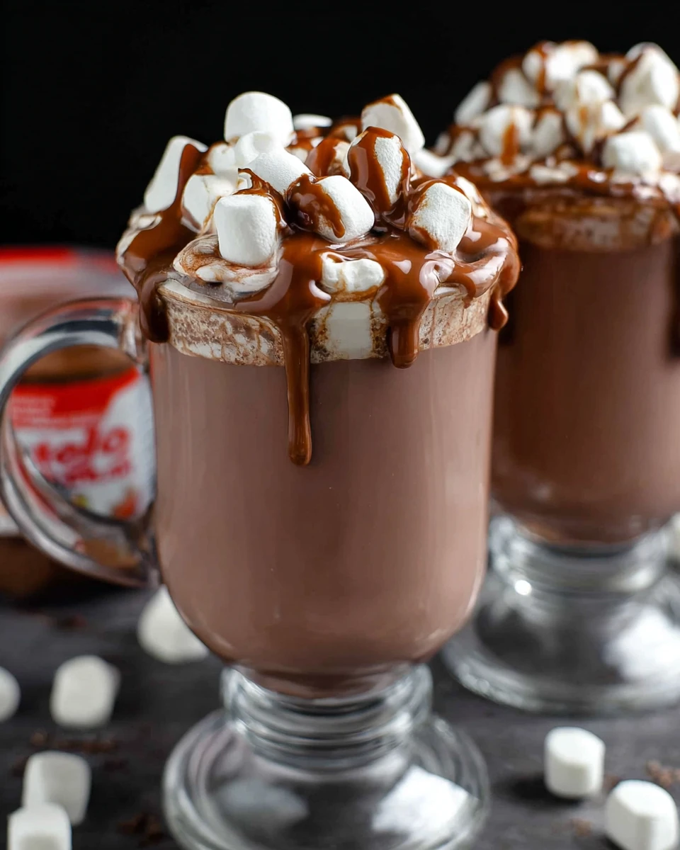 Spiked Nutella Hot Chocolate