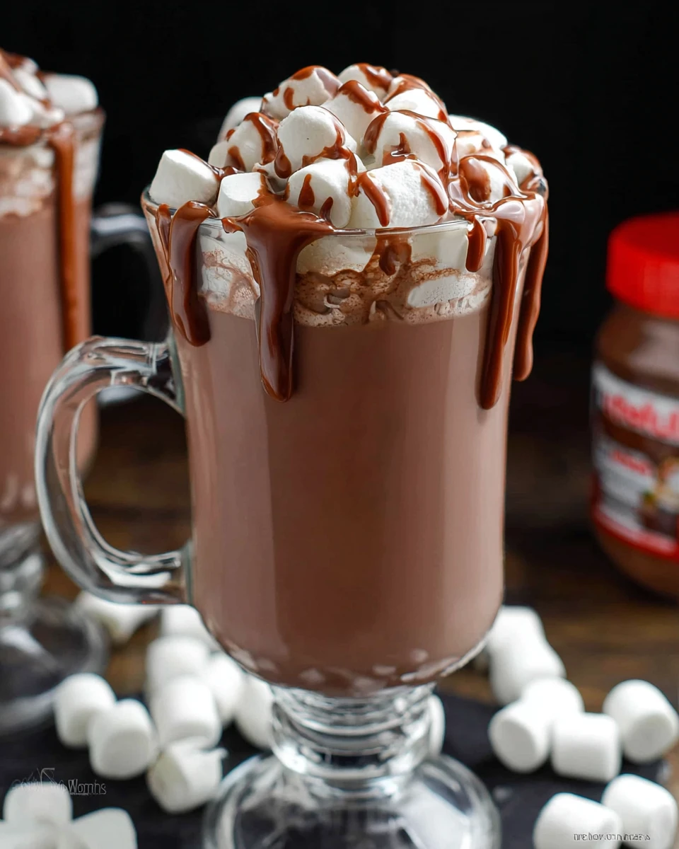 Spiked Nutella Hot Chocolate