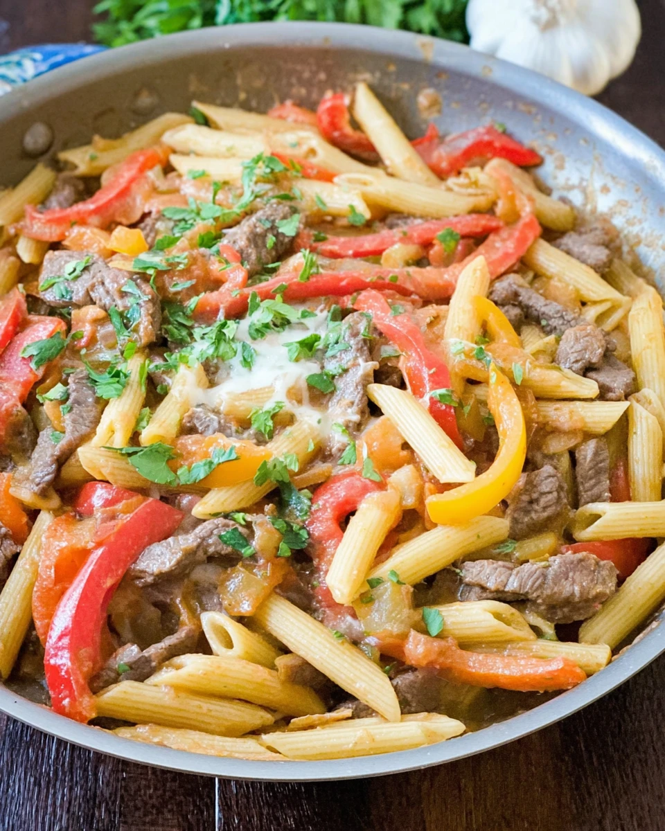 Steak Fajita Pasta