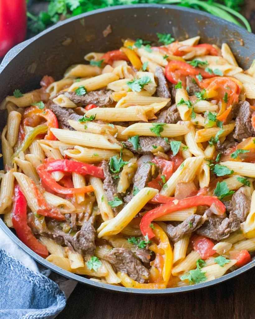 Steak Fajita Pasta