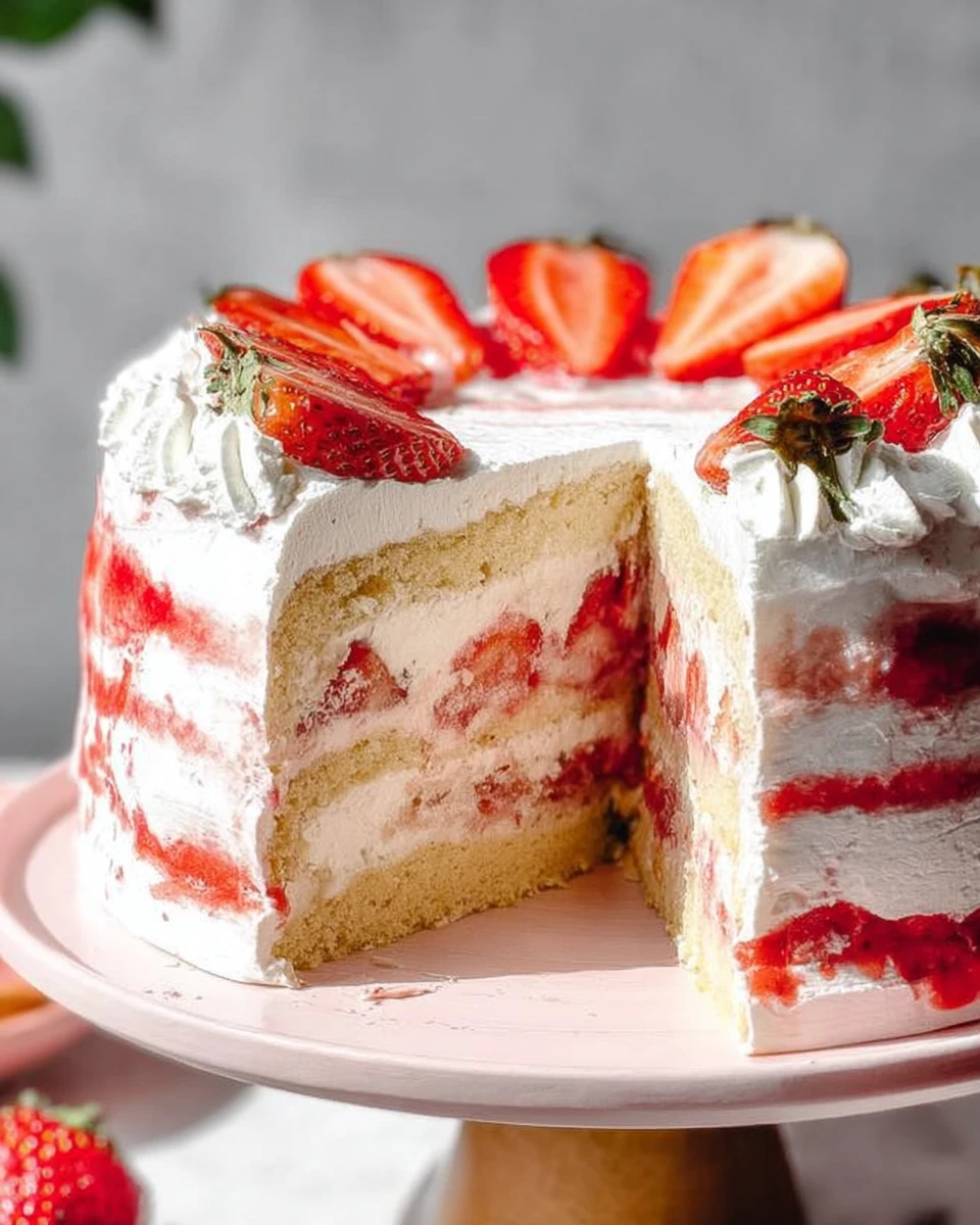 Strawberry Shortcake Cake