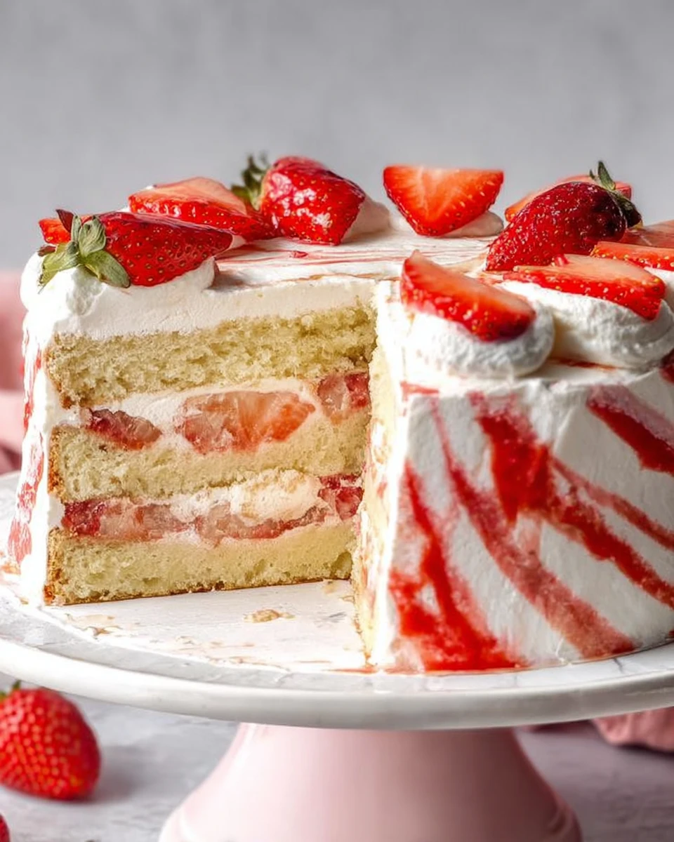 Strawberry Shortcake Cake