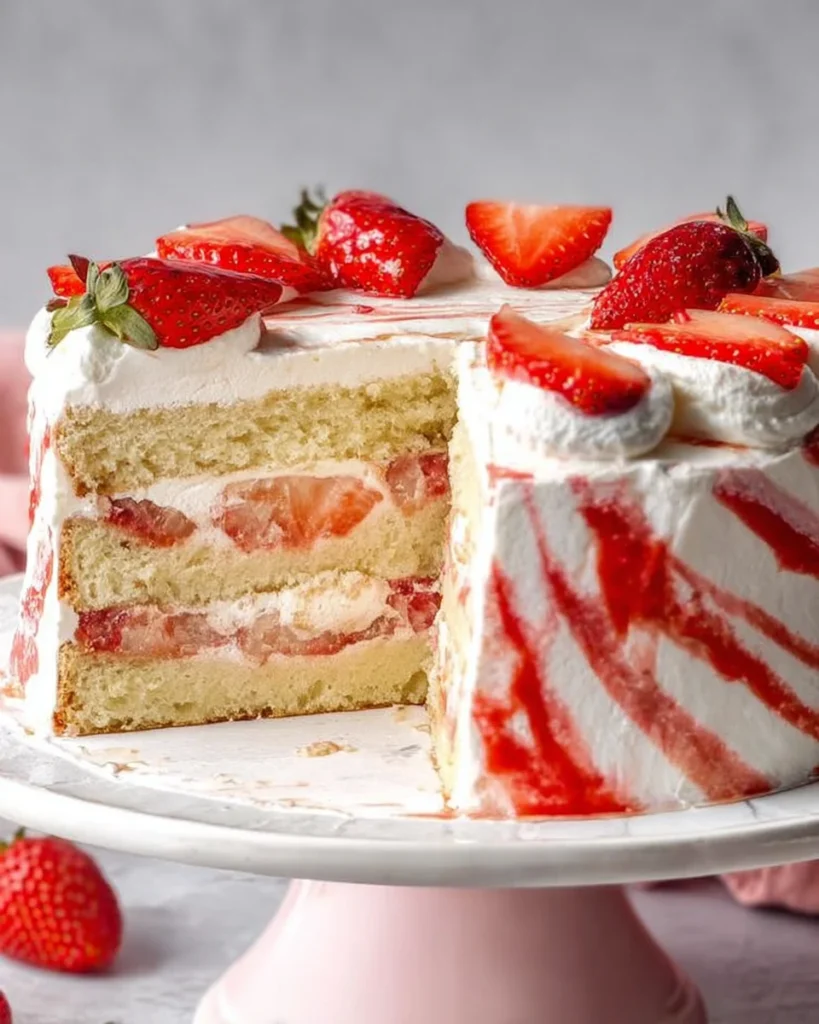 Strawberry Shortcake Cake