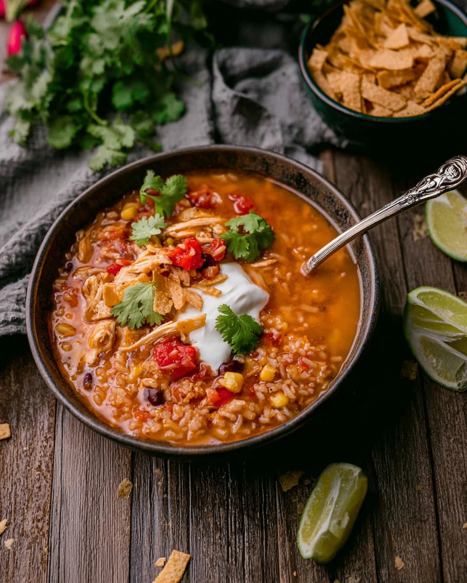 Tex Mex Chicken and Brown Rice Stew