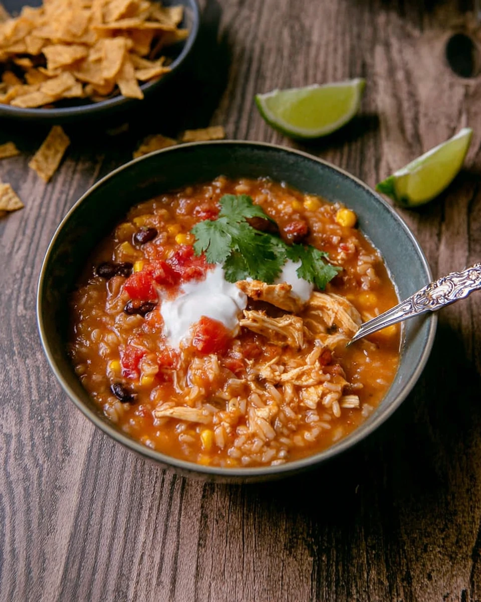 Tex Mex Chicken and Brown Rice Stew