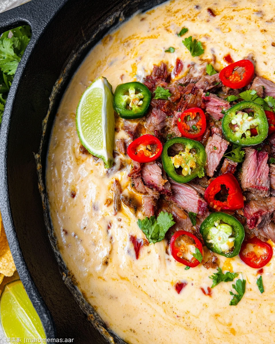 Texas Brisket Queso