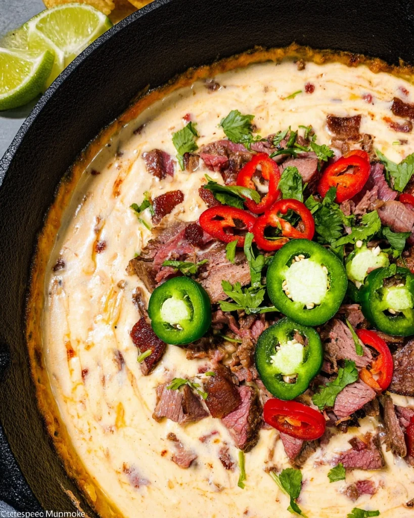 Texas Brisket Queso