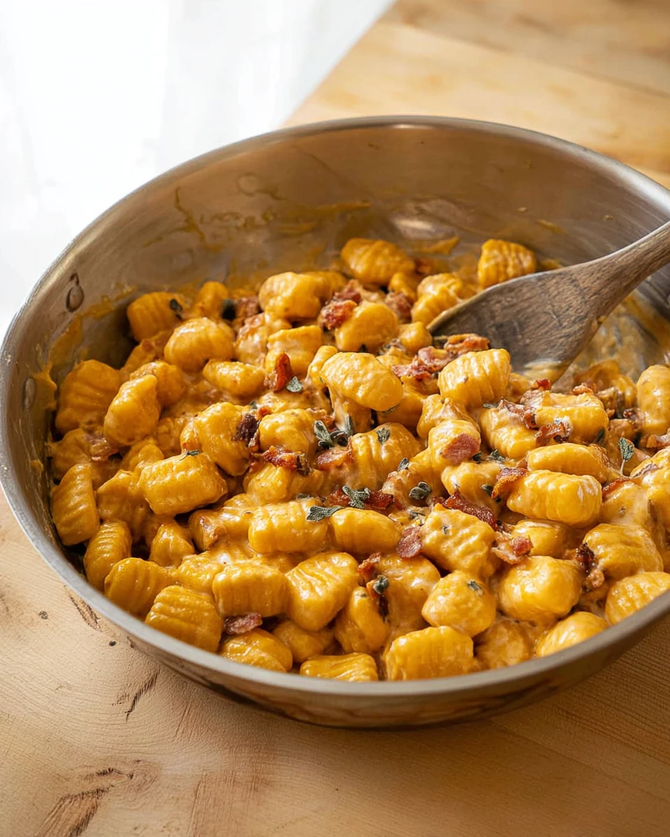 Trader Joe’s Creamy Pumpkin Gnocchi