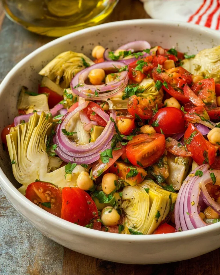 Tuscan Artichoke Tomato Salad