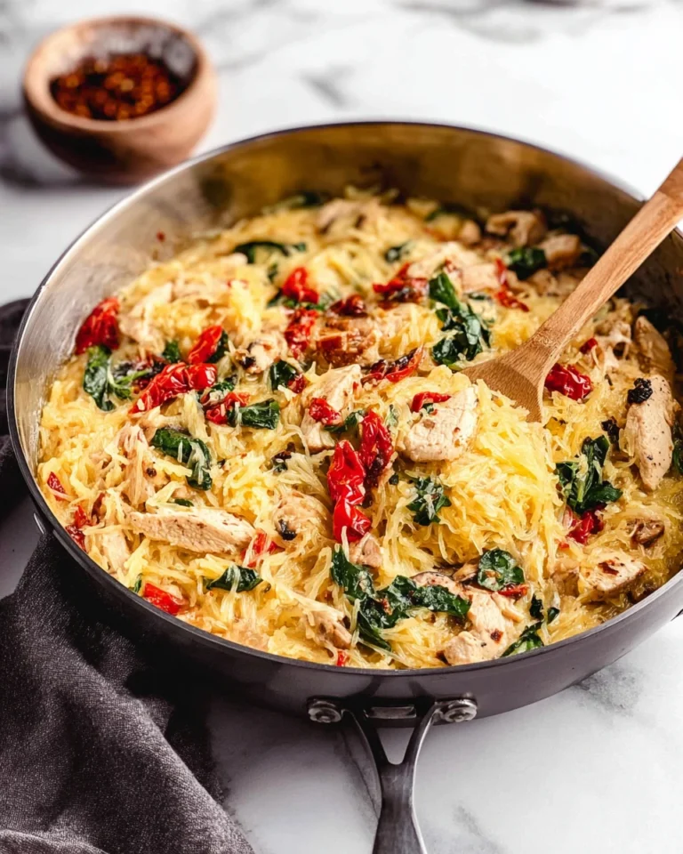 Tuscan Chicken and Spaghetti Squash