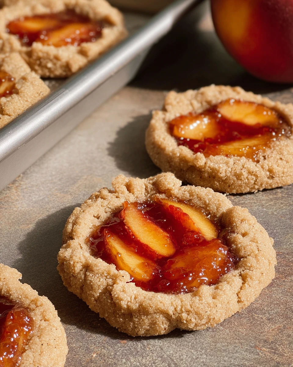 Vegan Peach Pie Cookies