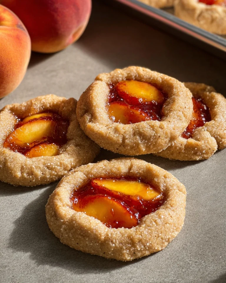 Vegan Peach Pie Cookies