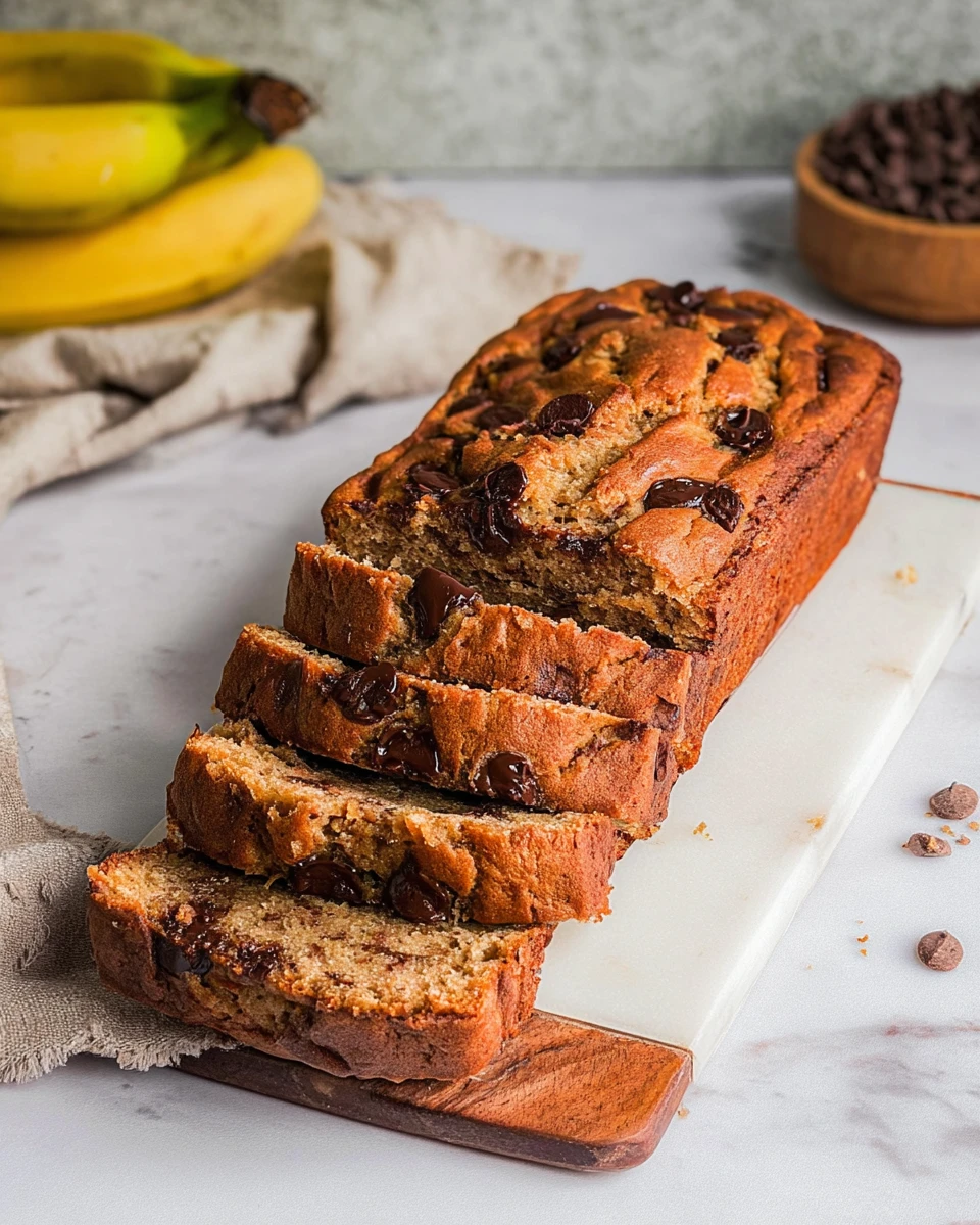 Vegan Tahini Banana Bread