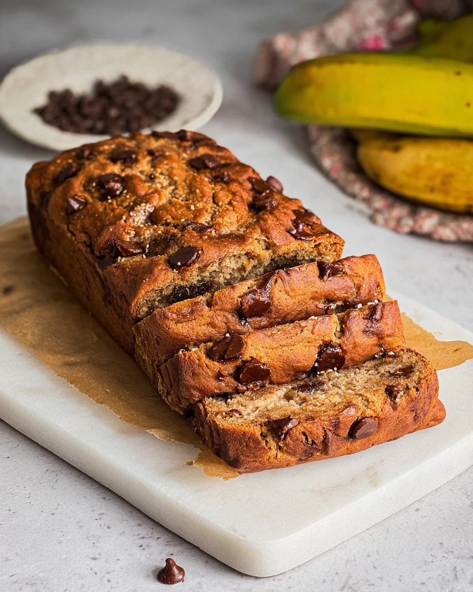 Vegan Tahini Banana Bread
