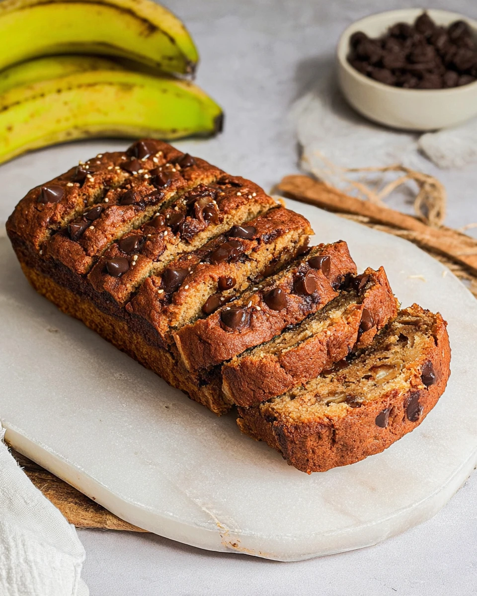 Vegan Tahini Banana Bread