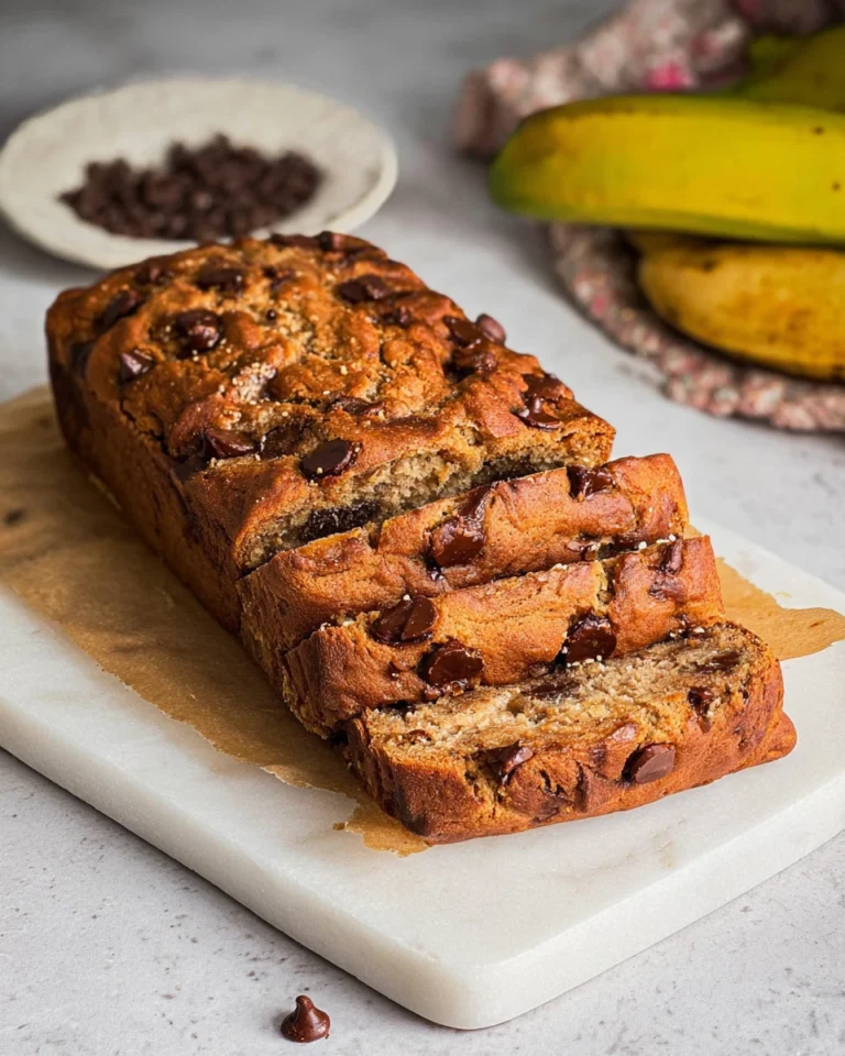 Vegan Tahini Banana Bread