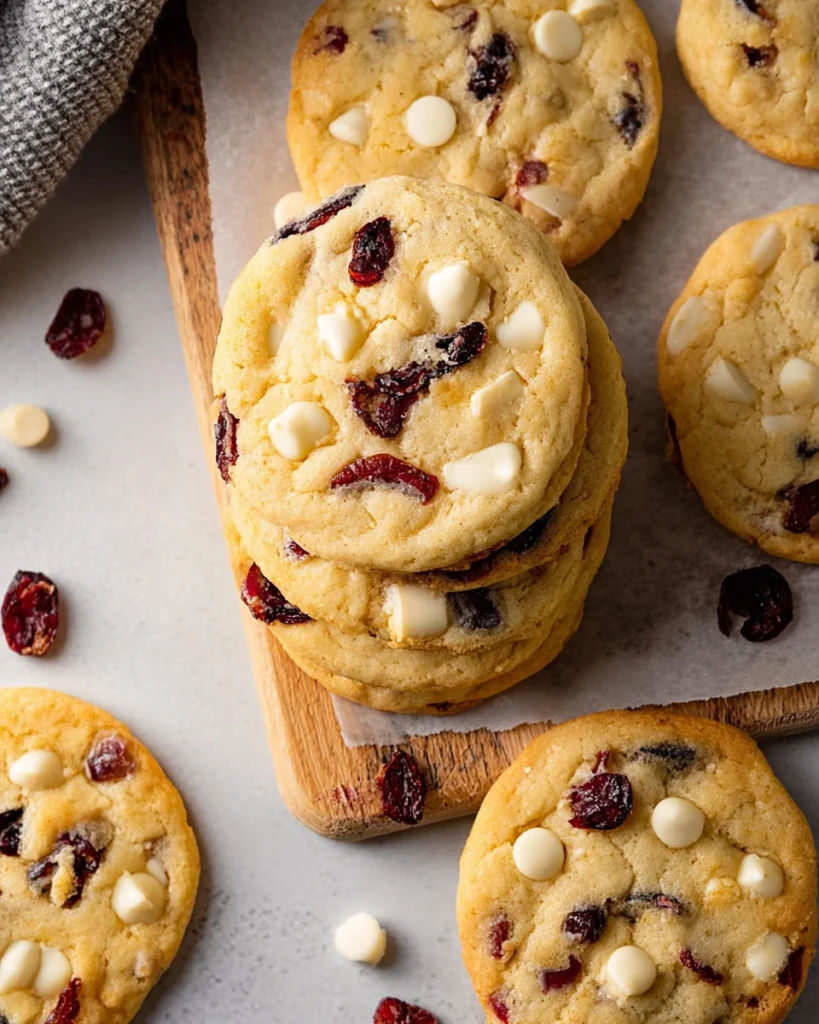 White Chocolate Cranberry Cookies