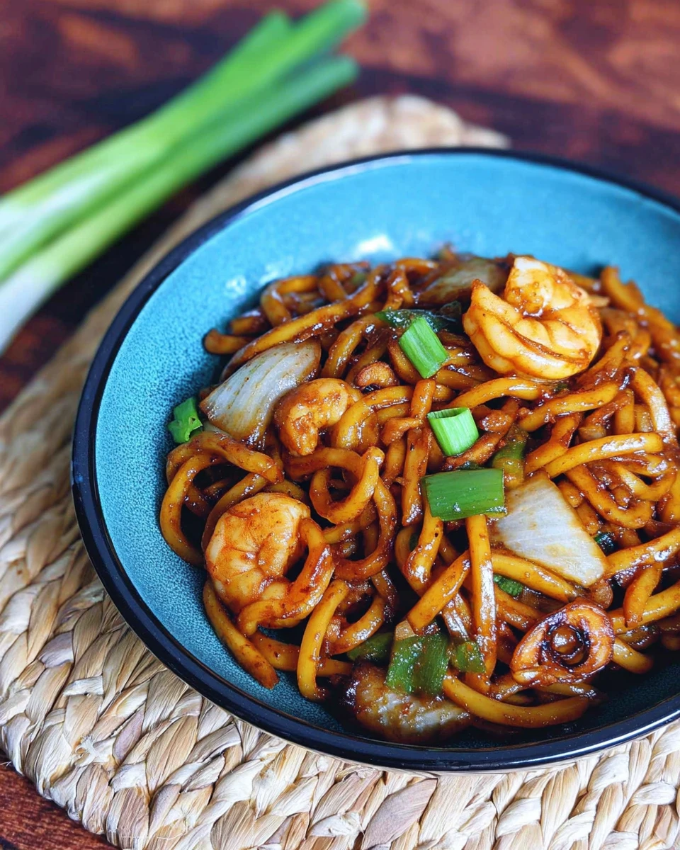 Yaki Udon with Shrimp