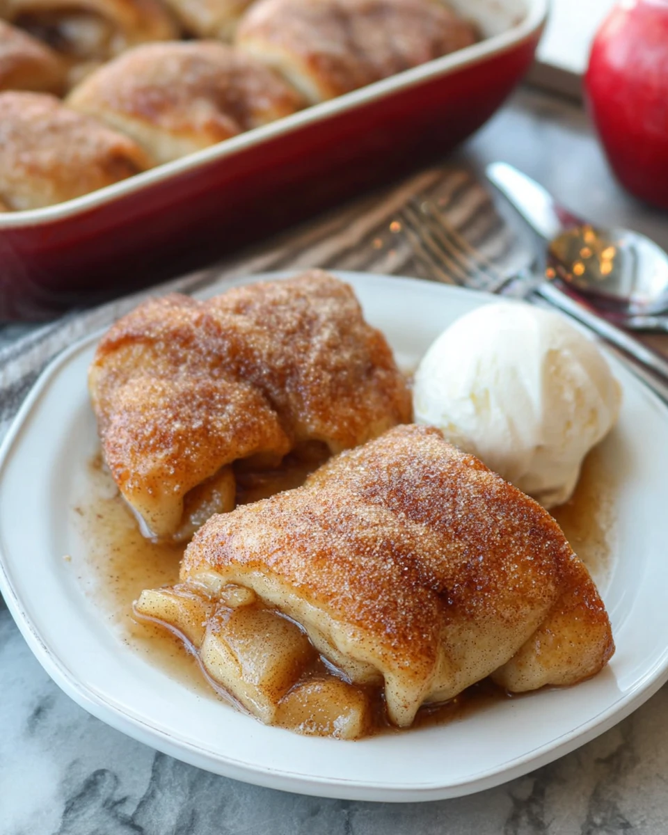 Apple Dumplings with Crescent Rolls
