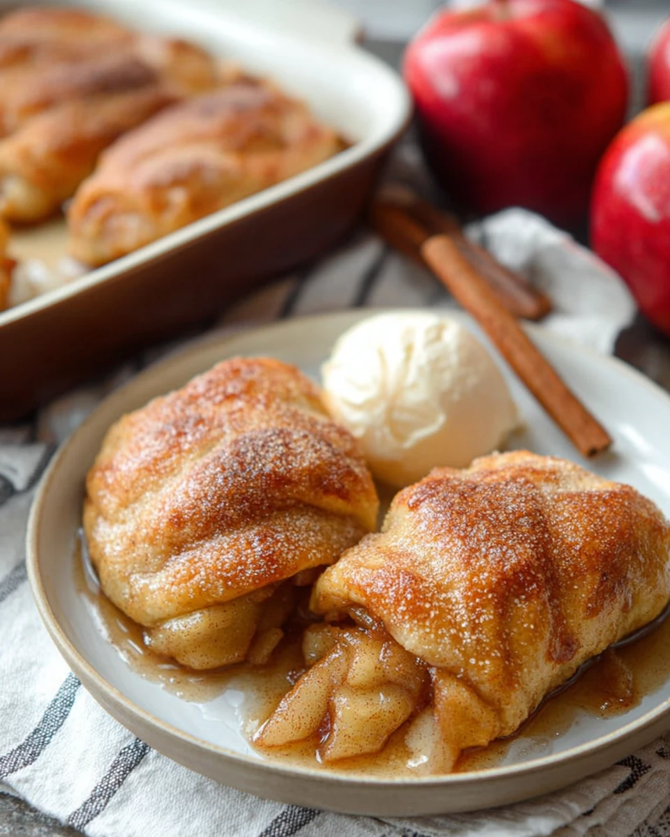 Apple Dumplings with Crescent Rolls