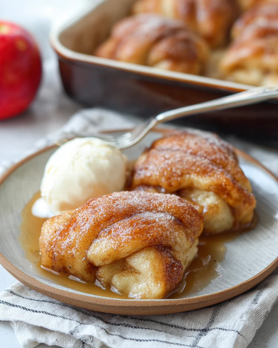Apple Dumplings with Crescent Rolls