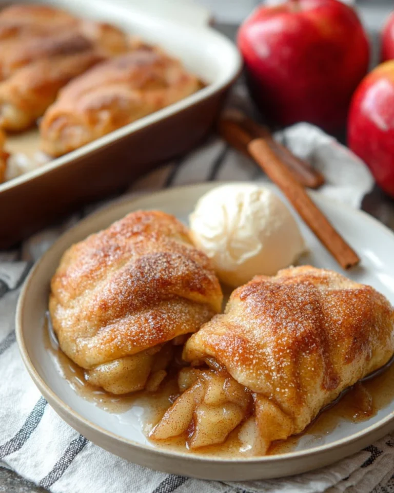Apple Dumplings with Crescent Rolls