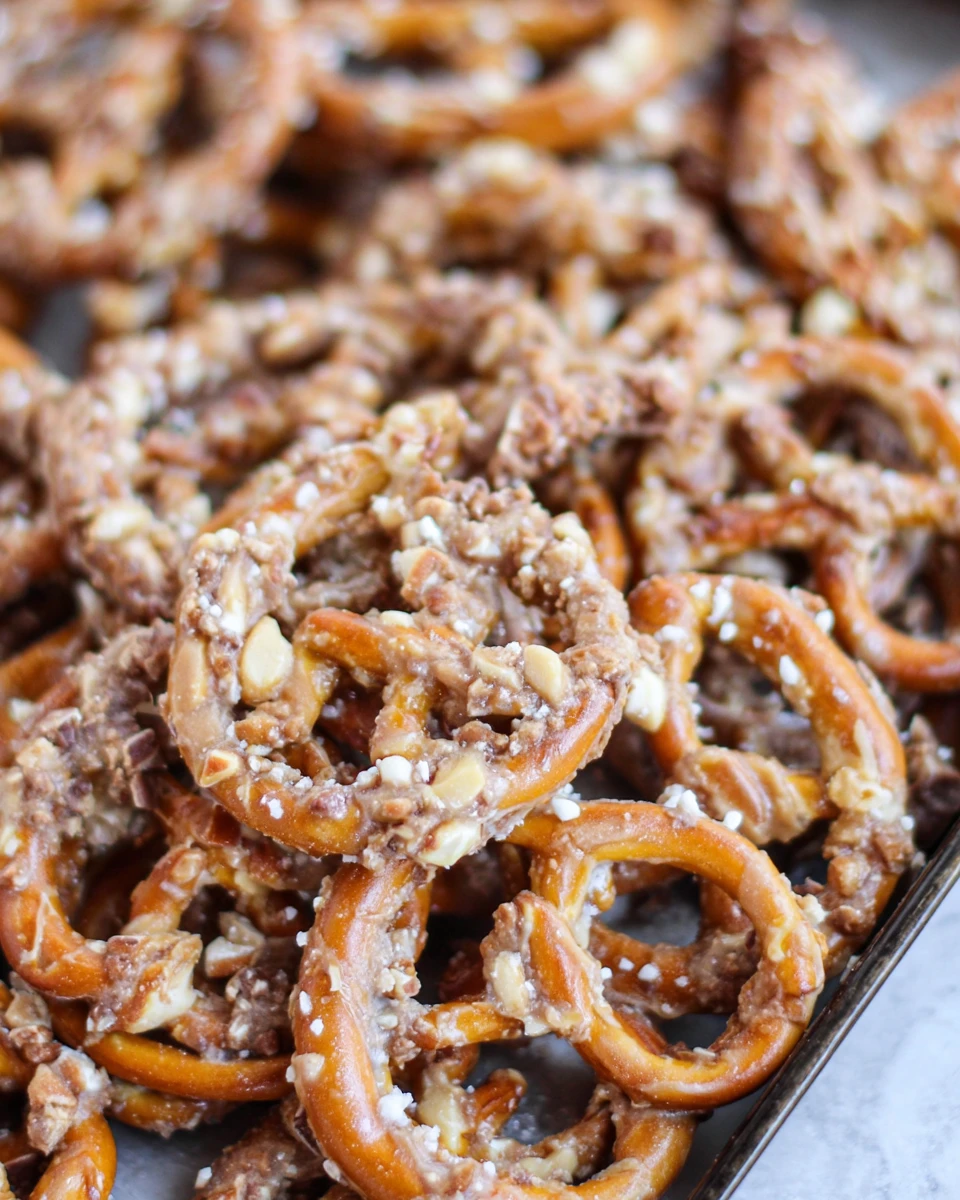 Butter Toffee Pretzels