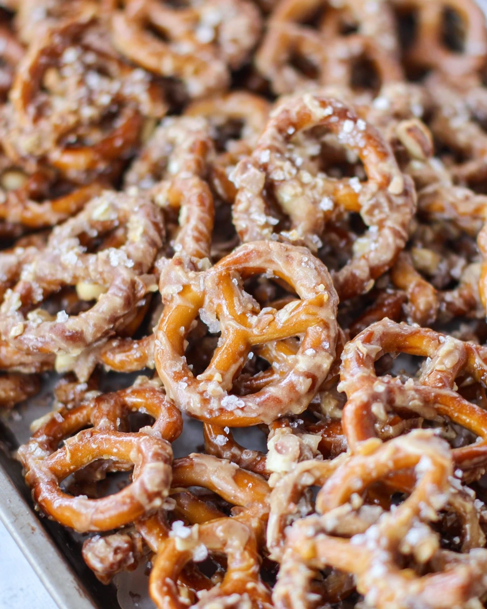 Butter Toffee Pretzels