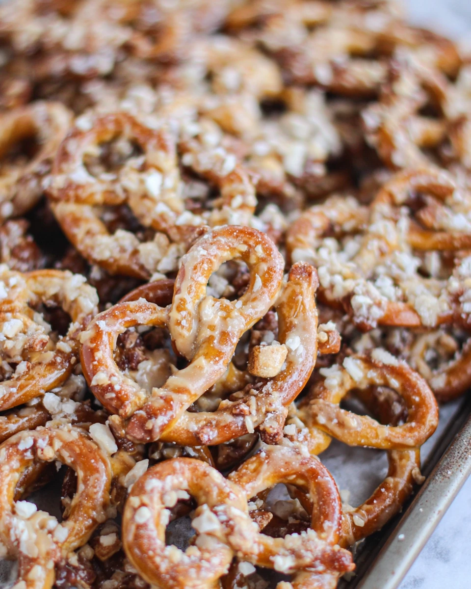 Butter Toffee Pretzels