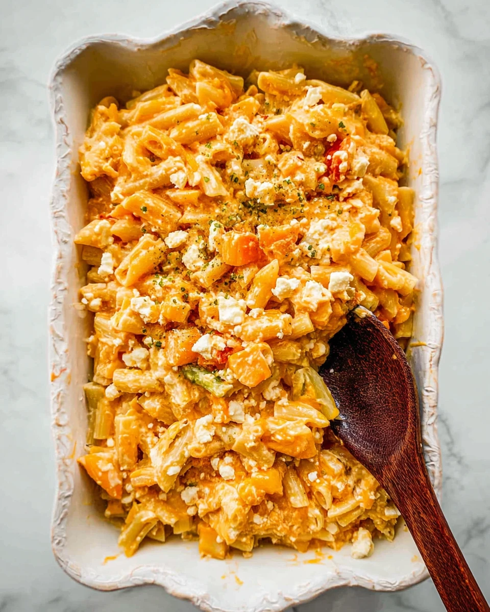 Butternut Squash Feta Pasta