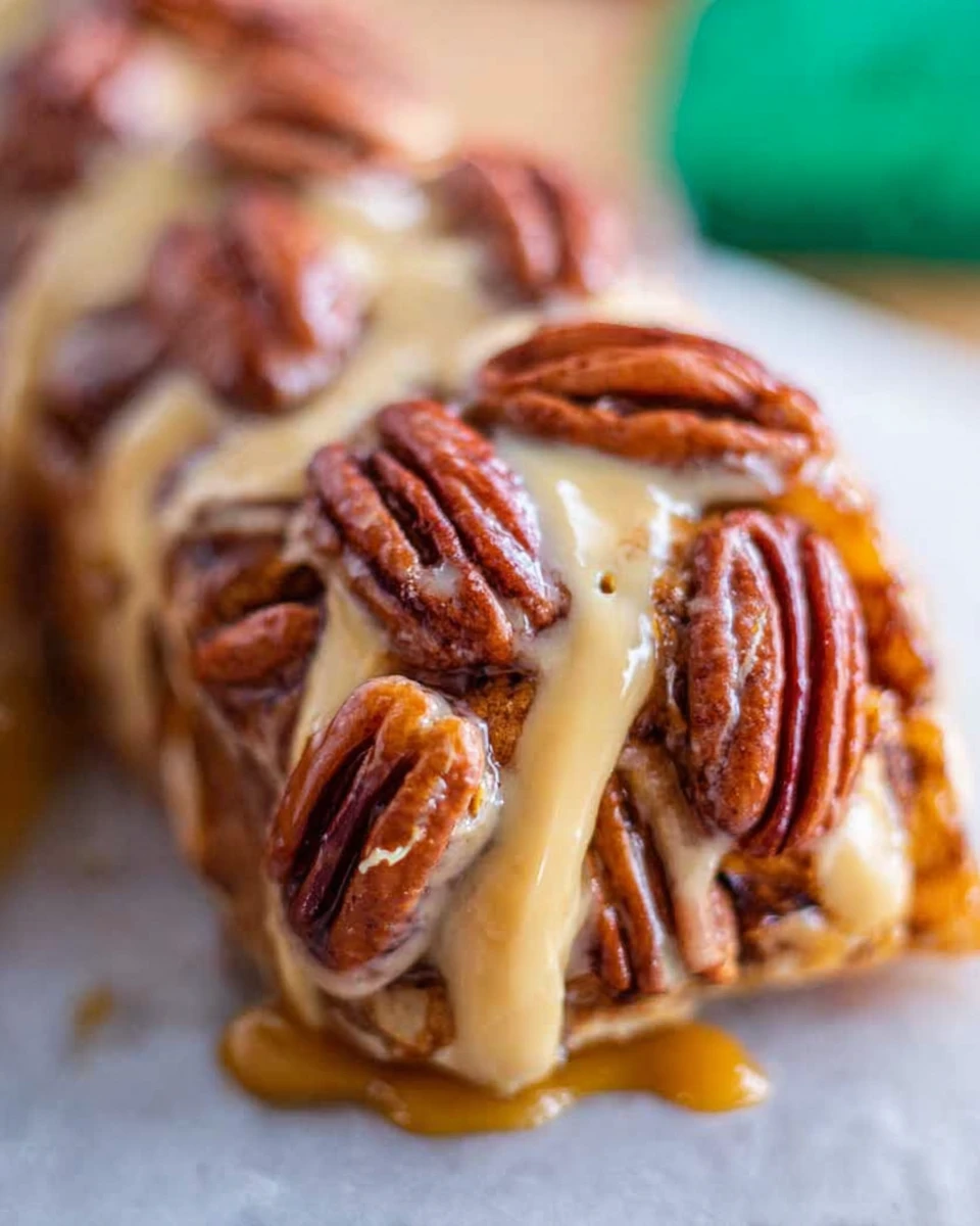 Caramel Nougat Pecan Rolls