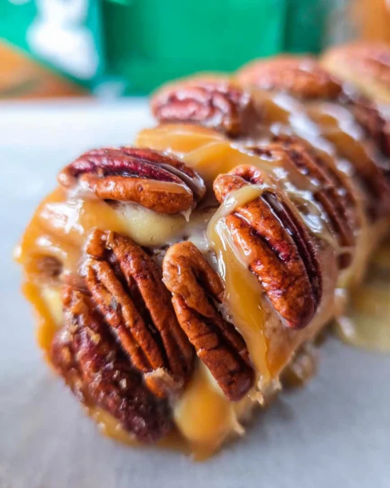 Caramel Nougat Pecan Rolls