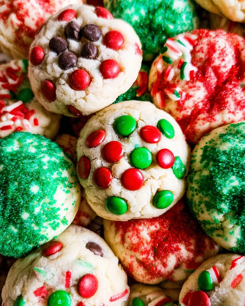 Christmas Drop Cookies 4 Ways