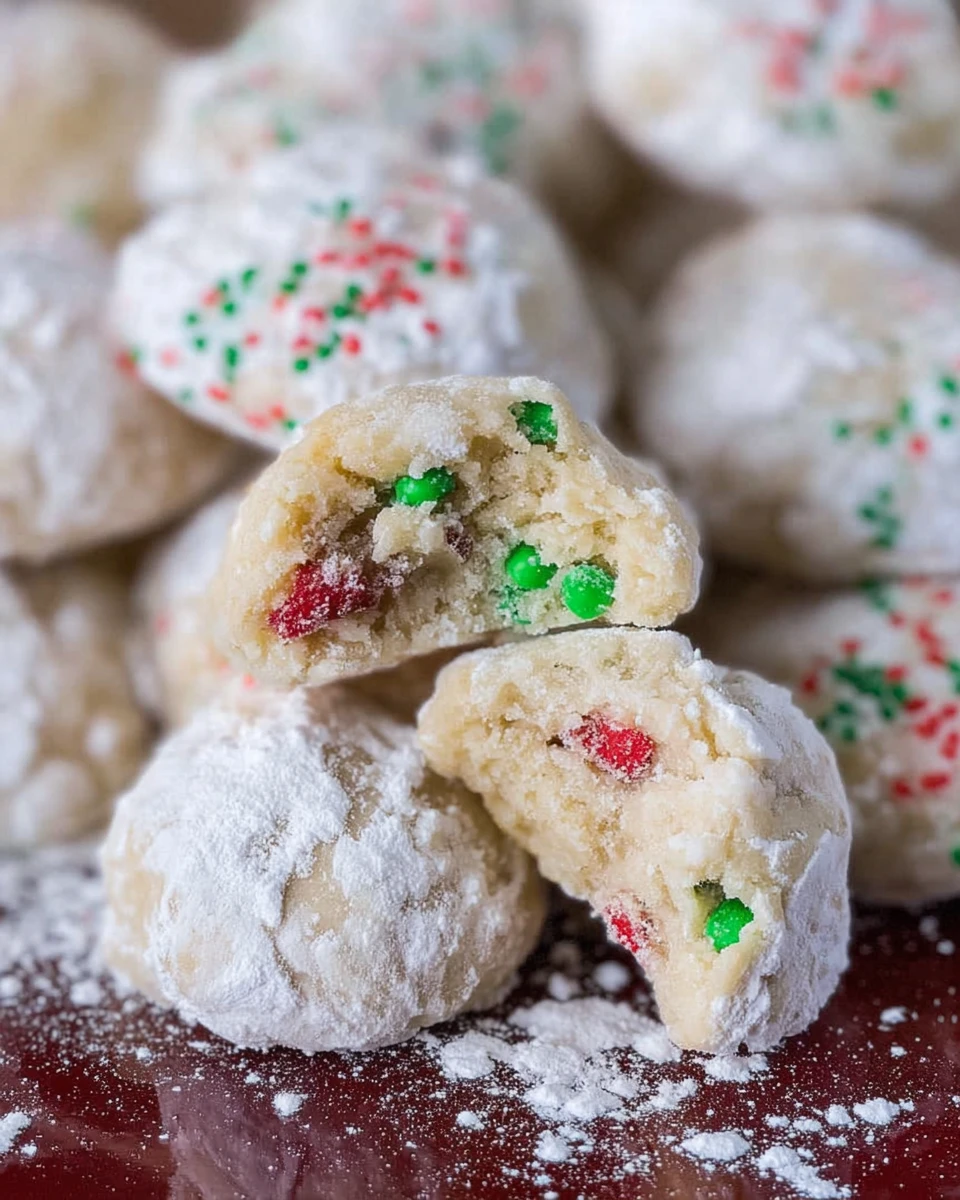 Christmas Snowball Cookies