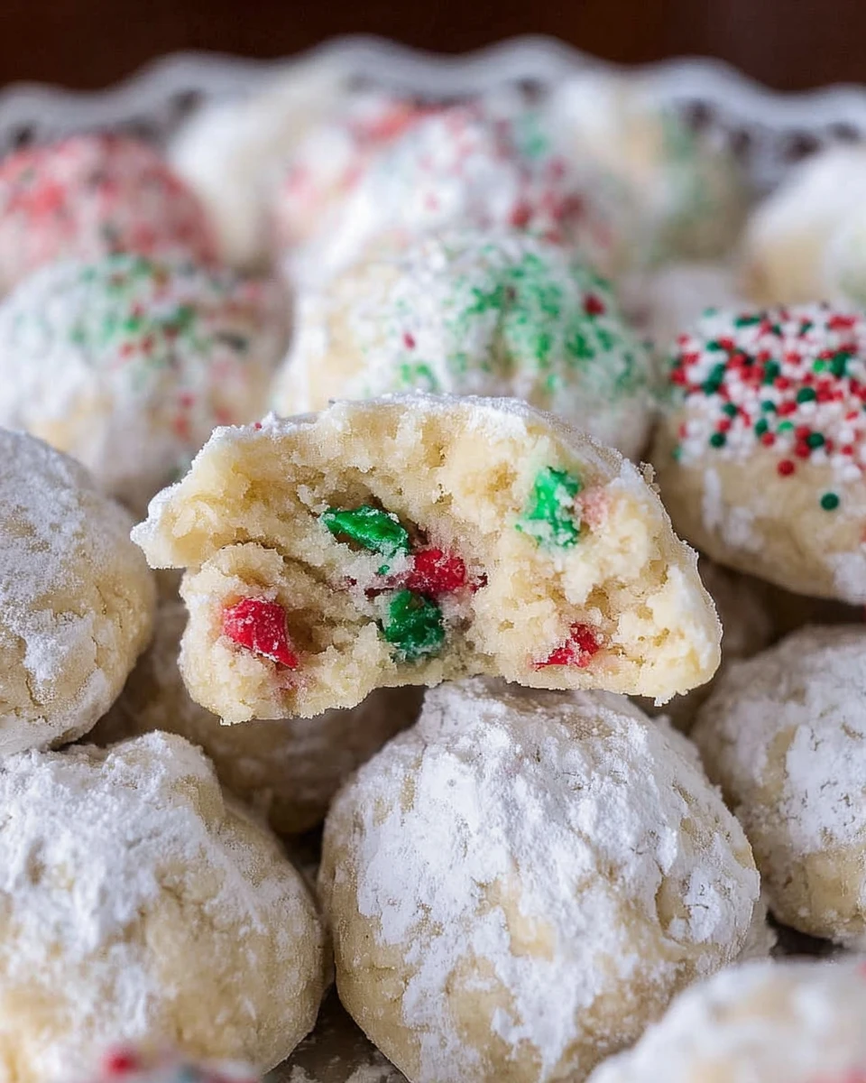 Christmas Snowball Cookies