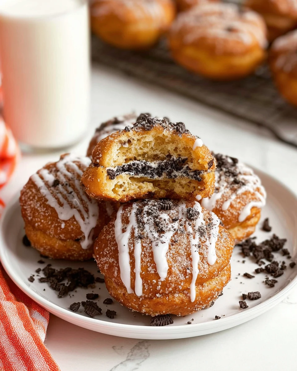 Cinnamon Roll Fried Oreos